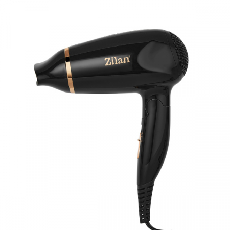 Uscator de par,Negru cu maner pliabil pentru voiaj , 1200 W, 2 viteze si temperatura, Concentrator [3]