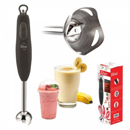 Mixer de mana Negru, 700W, doua viteze, lame detasabile [1]