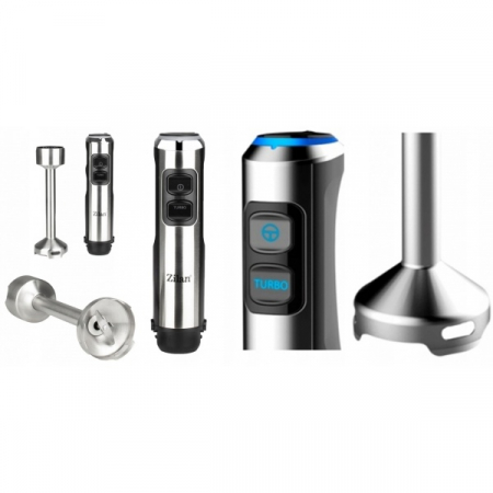 Mixer vertical,850W, 2 viteze, functie Turbo, İnox [6]