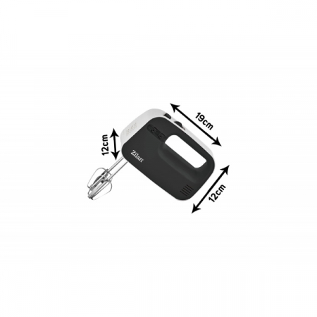 Mixer de mana Negru, 3 nivele de viteza, compact, 300W [3]
