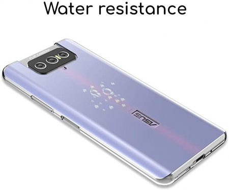 Husa compatibil cu husa Asus Zenfone 7 Pro Husa transparenta ultra subtire, gel siliconic premium moale flexibil, transparent [Telefon: 165,1 x 77,3 x 9,6 mm, 6,7 inchi] [1]