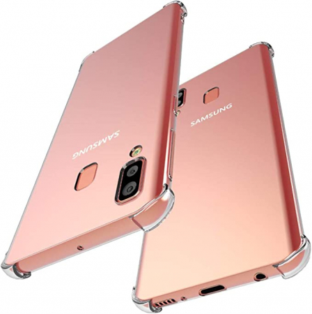 Husa compatibil cu husa Samsung Galaxy A40 SM-A405F Husă transparentă, ultra subțire, flexibilă din silicon, colțuri întărite, protecție ecran transparentă [1]