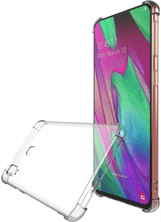 Huse - Husa compatibil cu husa Samsung Galaxy A40 SM-A405F Husă transparentă, ultra subțire, flexibilă din silicon, colțuri întărite, protecție ecran transparentă