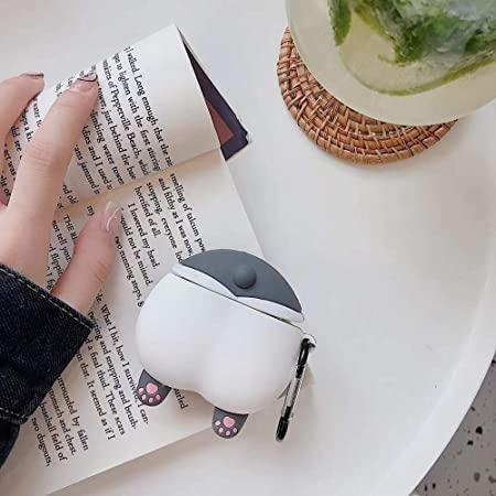 Husă din silicon 3D cu animale drăguț pentru airpod [2]