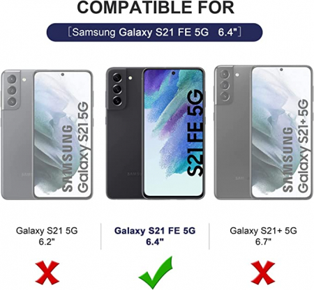 Husa din silicon compatibil cu Samsung Galaxy S21 FE 5G [4]