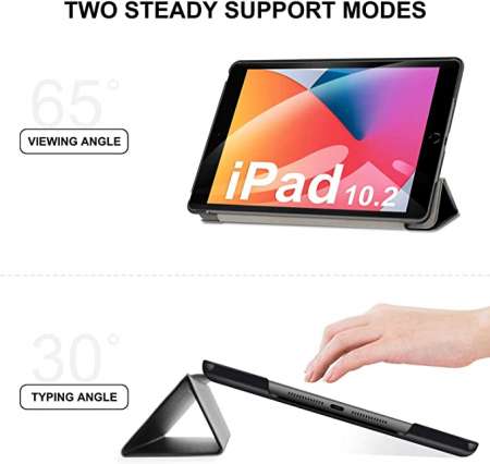 Husa ultra subtire iPad 10.2 2020 si iPad 10.2,negru [6]
