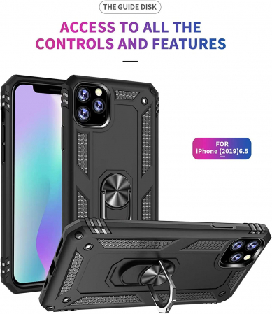 Husă pentru iPhone 11 Pro Max cu inel de rotație [3]