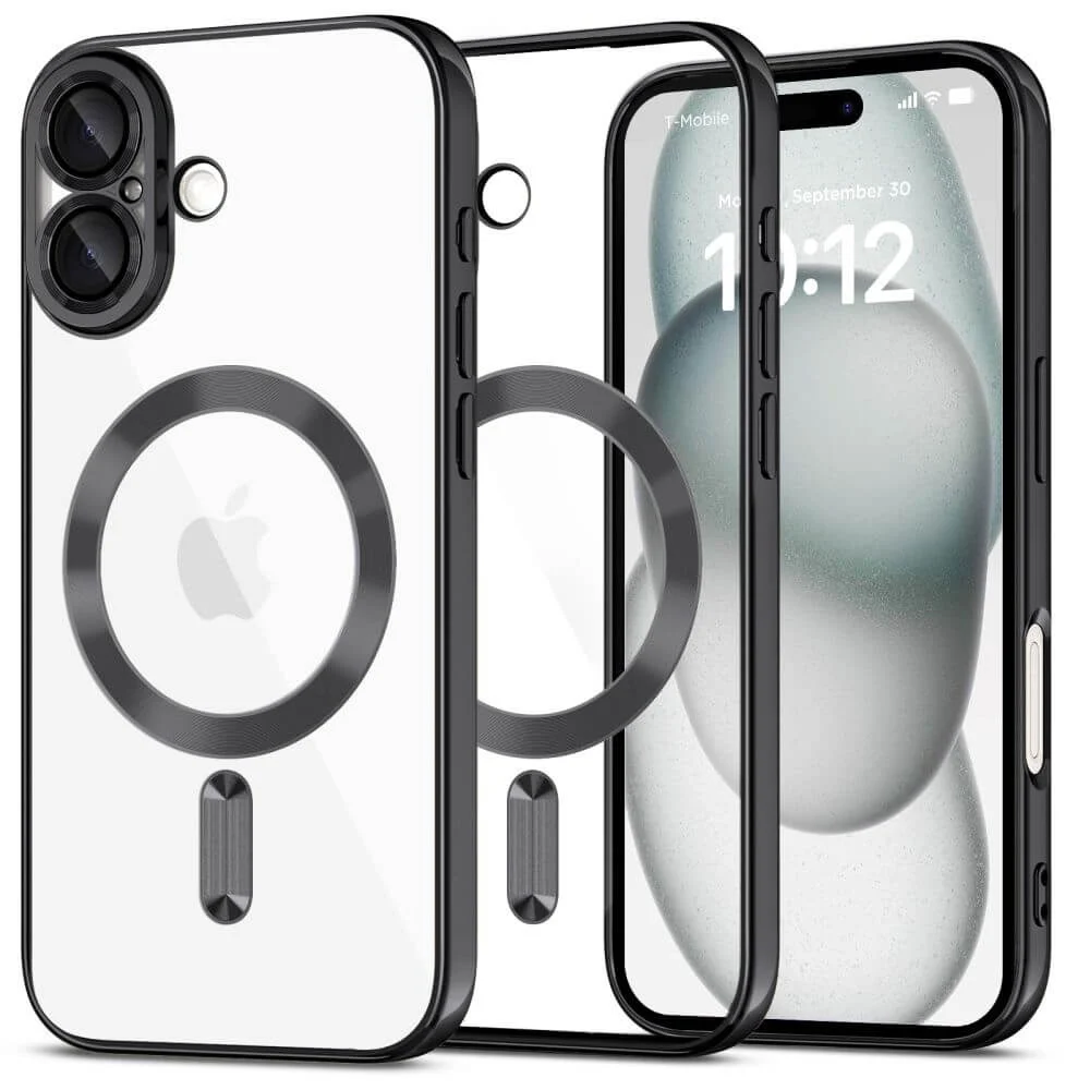 Huse - HUSA PENTRU IPHONE 16 ARGINTIU