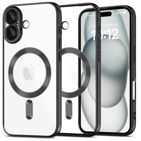 Huse - HUSA PENTRU IPHONE 16 PLUS ARGINTIU