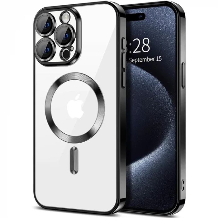 Huse - HUSA PENTRU IPHONE 16 PRO MAX NEGRU