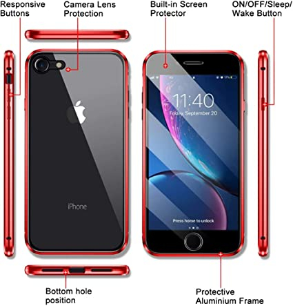 Husă compatibila pentru, iPhone SE 2022/iPhone SE 2020/iPhone 8 4,7 inchi [2]