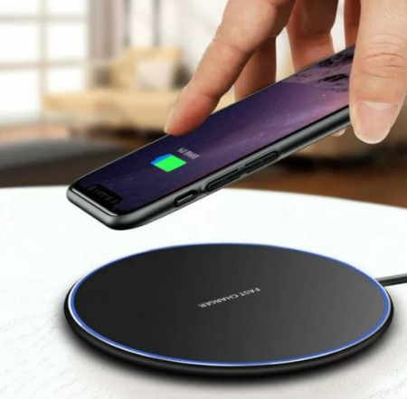 Accesorii GSM - Incarcator  wireless pentru telefon. casti si smart watch, cu design elegant si discret