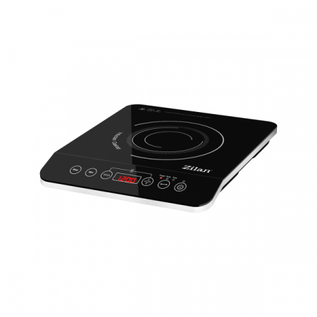 Plite electrice - Plita cu inductie Neagra, putere 2000W, geam din cristal negru