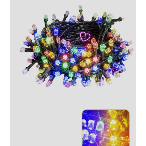 Instalaţie de Crăciun LED, multicolor 5M [3]
