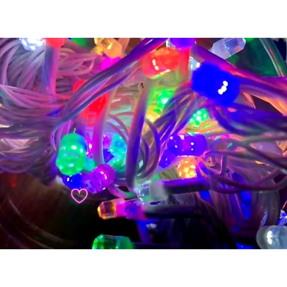 Instalaţie de Crăciun LED, multicolor 5M [7]
