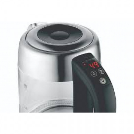 Fierbator Digital,2200W, 1.7L, Control Temperatura, Iluminare LED, Sticla-Inox [2]