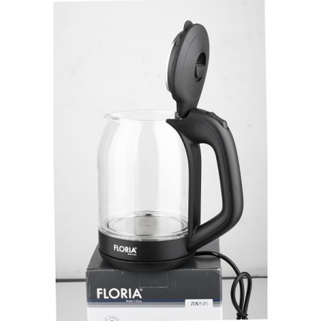Cana fierbator din sticla,Leduri iluminare apa, Putere 1500 W, Capacitate 1.8L [2]