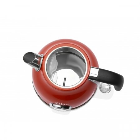 Fierbator RETRO Rosu,Capacitate 1.7 Litri, Putere 2200W, Rotire 360 [2]