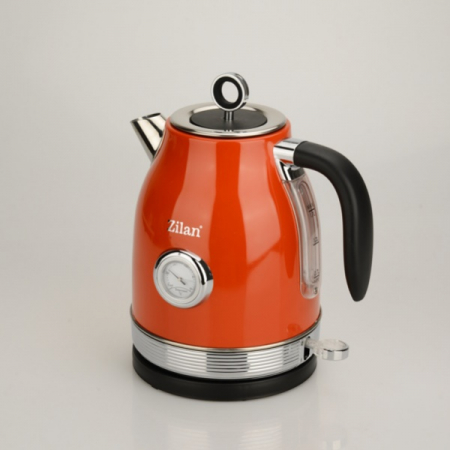 Fierbator RETRO Rosu,Capacitate 1.7 Litri, Putere 2200W, Rotire 360 [3]