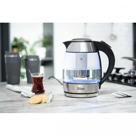 Fierbator de apa cu filtru pentru ceai, capacitate 1.8 litrii, putere 2200W [4]