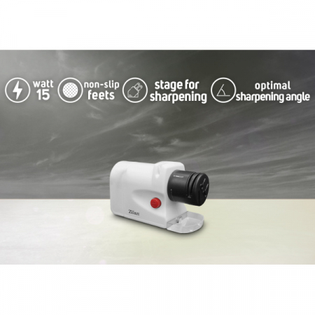 Ascutitor de cutite,15W, ultra compact, 2 nivele, ascutire si slefuire [2]