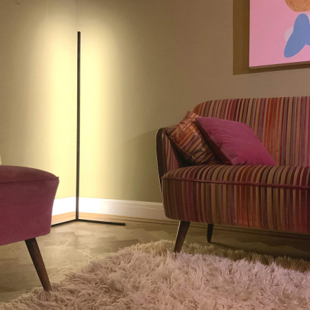 Set de 2 lampi de podea cu led minimală,reglabilă [9]