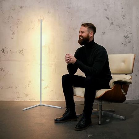 Set de 2 lampi de podea cu led minimală,reglabilă [2]
