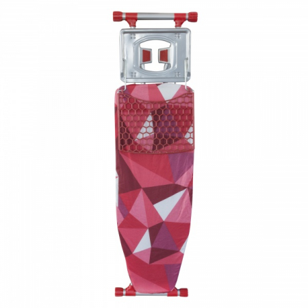 Masa de calcat, suprafata de lucru 118x42 cm, blat metalic, suport pentru fierul de calcat, suport rufe [2]