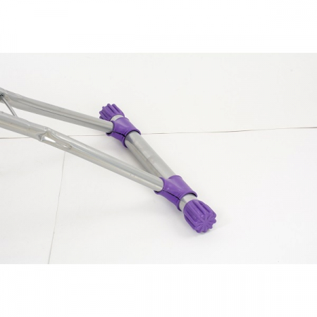 Masa de calcat, suprafata de lucru 118x42 cm, blat metalic, suport pentru fierul de calcat, suport rufe [4]