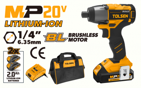 Bormasini cu acumulator - Masina de insurubat cu impac fara fir cu 2 baterii Li-ion 2.