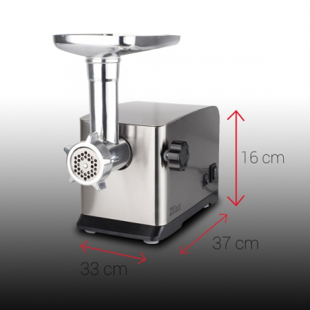 Masina tocat carne,1800 W, functie revers, tava aluminiu,accesorii carnati [13]