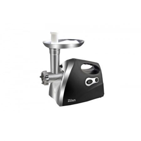 Masina de tocat carne - Masina de tocat carne,1200W, Tava si panou inox, Accesorii umplut carnati, Functie revers, 1.6kg/min