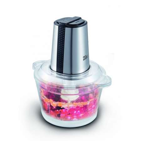 Prepararea mancarii - Tocator legume-fructe,Putere 300W, Vas din sticla 1.6L, 4 lame inox, 2 trepte de viteza
