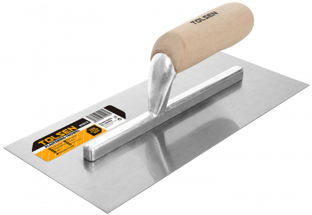Scule constructii - Mistrie pentru tencuit 280x120 mm, maner din lemn cu dinti