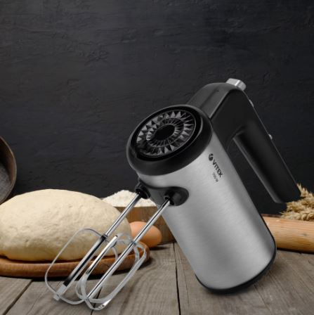 Rasnite cafea - Mixer de mana Turbo,700 W, 5 viteze, Functie Turbo, Argintiu Negru
