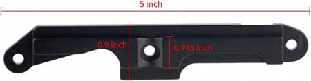 Montare lunetă,montare laterală tactică, montare lunetă tactică,placă laterală din oțel cu coadă de rândunică se potrivește receptorului frezat ștanțat pentru sport în aer liber [4]