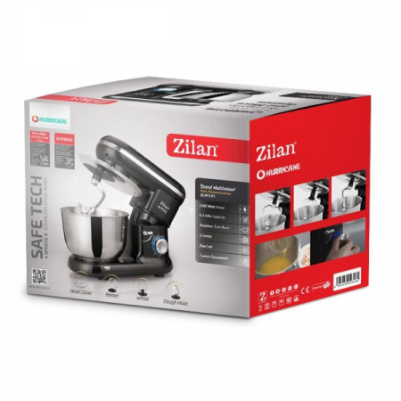 Multi-mixer Hurricane,negru 6 trepte + puls, 4.5L,1000W [14]