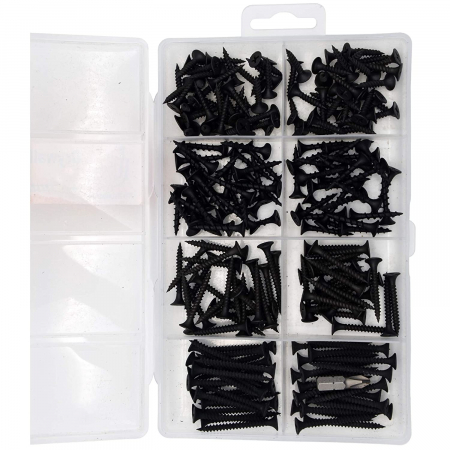 Surubelnite - Set de 220 de suruburi metalice autofiletante cu cap cruce