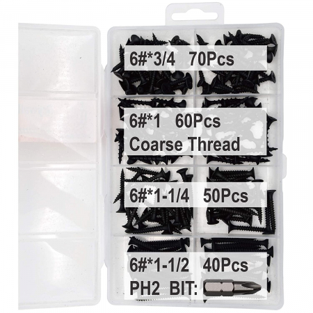 Set de 220 de suruburi metalice autofiletante cu cap cruce [1]