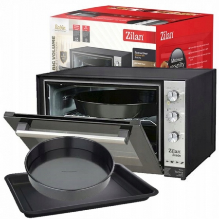 Cuptor electric, Capacitate 70L, Putere 2000W, Geam dublu, Temporizator 90 min, Temperatura maxima 230 grade celsius [6]
