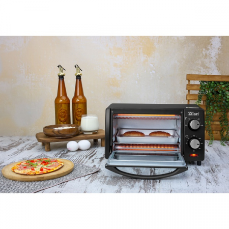 Mini cuptor,9L, 800W, Geam dublu,Temporizator 60 min [16]