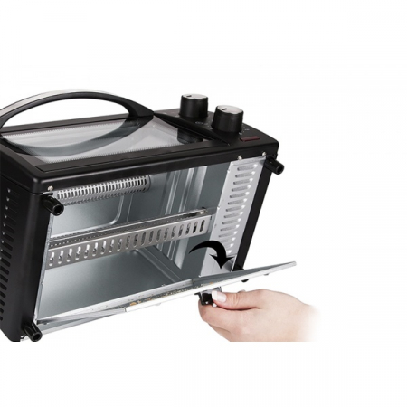 Mini cuptor,9L, 800W, Geam dublu,Temporizator 60 min [2]