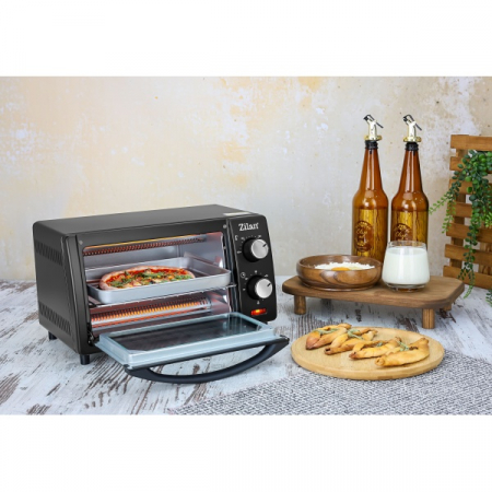 Mini cuptor,9L, 800W, Geam dublu,Temporizator 60 min [9]