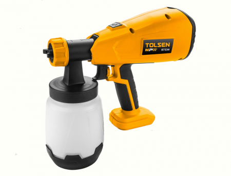 Casa, Gradina & Bricolaj - Pistol de vopsit electric fara fir Li-ion, 300W, 1000ml, bat