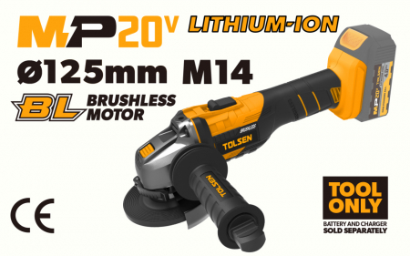 Polizoare electrice - Polizor unghiular fara acumulator Li-ion Brushless, 125mm M1