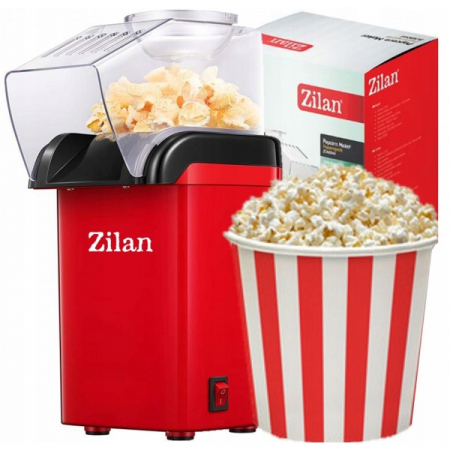 Aparat Pentru Popcorn, Rosu Putere 1200W, sistem cu jet de aer cald [1]