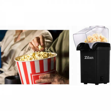 Aparat Pentru Popcorn,Negru Putere 1200W, sistem cu jet de aer cald [6]