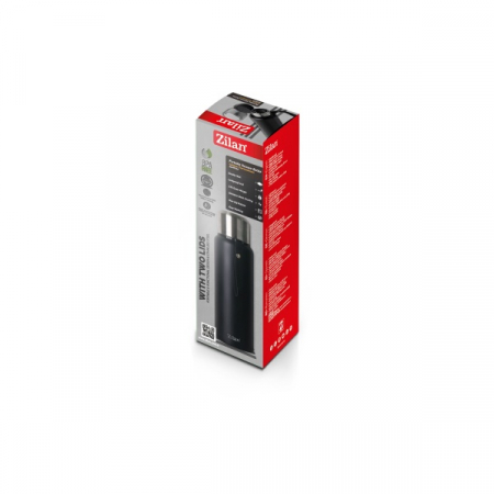 Termos portabil,capacitate 1L, pastreaza rece 24 ore, cald 12 ore, pereti dublii, negru [1]