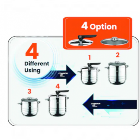 Set Oala sub presiune inox 5L + 7L [8]