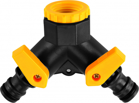 Gradinarit - Racord in Y cu robinet 1/2"